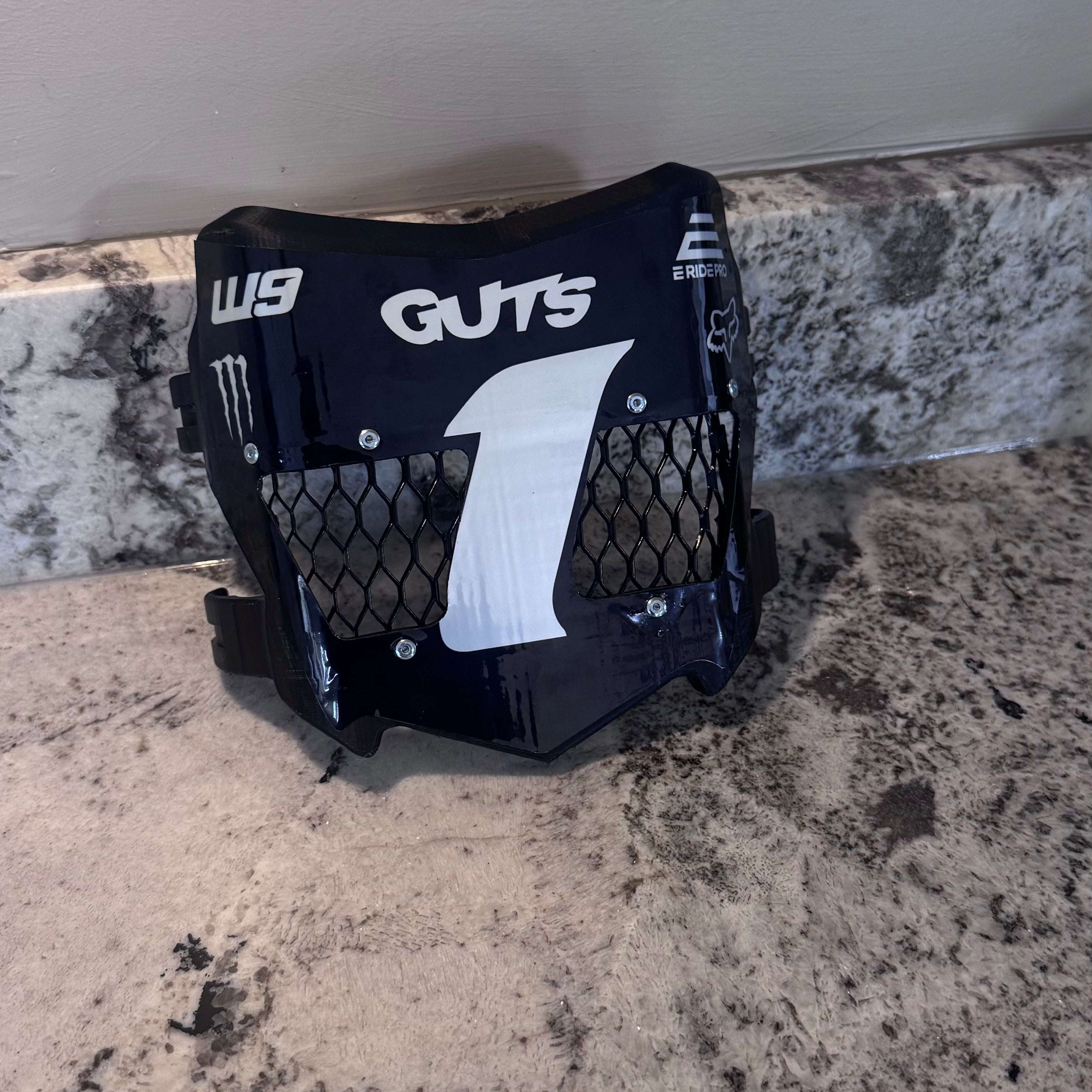 Vented E-moto Number Plate